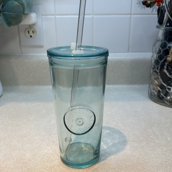 Levi Strauss Glass with lid & straw - Picture 3 of 9
